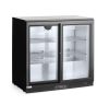Hátsó hűtőrúd dupla tolóajtóval, Arktic, 158L, Fekete, 220-240V/160W, 900x520x(H)865mm