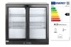 Hátsó hűtőrúd dupla tolóajtóval, Arktic, 158L, Fekete, 220-240V/160W, 900x520x(H)865mm