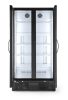 Kétajtós hátsó hűtő, Arktic, 384L, Fekete, 220-240V/365W, 900x530x(H)1820mm