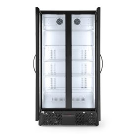   Kétajtós hátsó hűtő, Arktic, 384L, Fekete, 220-240V/365W, 900x530x(H)1820mm