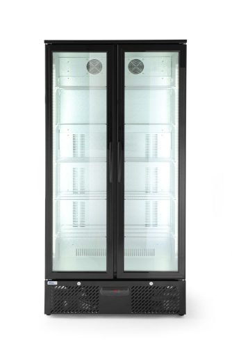 Kétajtós hátsó hűtő, Arktic, 384L, Fekete, 220-240V/365W, 900x530x(H)1820mm