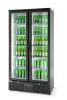 Kétajtós hátsó hűtő, Arktic, 384L, Fekete, 220-240V/365W, 900x530x(H)1820mm