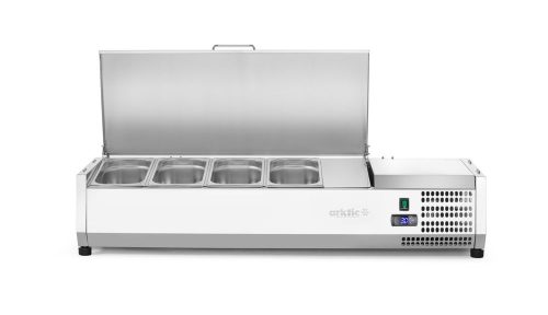 Pultra helyezhető feltéthűtő GN 1/3, Arktic, 4x GN 1/3, 230V/180W, 1205x420x(H)630mm