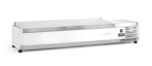Pultra helyezhető feltéthűtő GN 1/3, Arktic, 6x GN 1/3, 230V/180W, 1405x420x(H)630mm