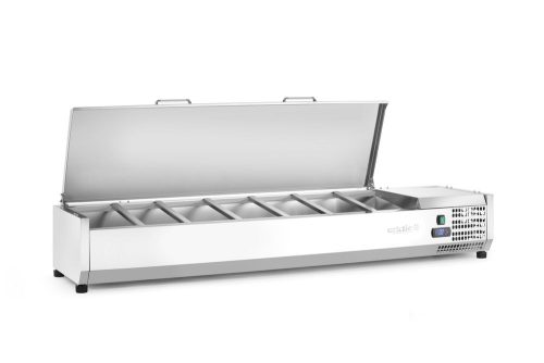 Pultra helyezhető feltéthűtő GN 1/3, Arktic, 7x GN 1/3, 230V/180W, 1605x420x(H)630mm