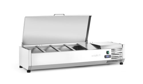 Pultra helyezhető feltéthűtő GN 1/3, Arktic, 7x GN 1/3, 230V/180W, 1605x420x(H)630mm
