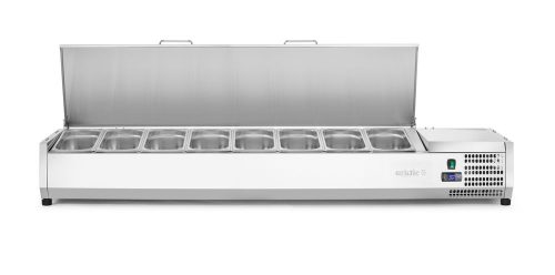Pultra helyezhető feltéthűtő GN 1/3, Arktic, 8x GN 1/3, 230V/180W, 1805x420x(H)630mm