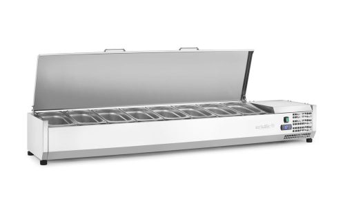 Pultra helyezhető feltéthűtő GN 1/3, Arktic, 8x GN 1/3, 230V/180W, 1805x420x(H)630mm
