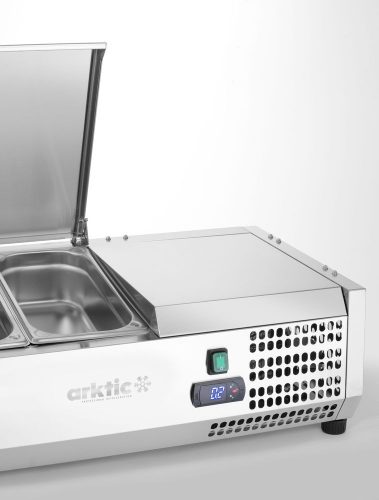 Pultra helyezhető feltéthűtő GN 1/3, Arktic, 8x GN 1/3, 230V/180W, 1805x420x(H)630mm