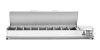 Pultra helyezhető feltéthűtő GN 1/3, Arktic, 9x GN 1/3, 230V/180W, 2005x420x(H)630mm