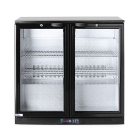   Kétajtós hátsó hűtő, Arktic, 158L, Fekete, 220-240V/160W, 900x530x(H)870mm
