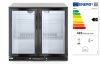 Kétajtós hátsó hűtő, Arktic, 158L, Fekete, 220-240V/160W, 900x530x(H)870mm