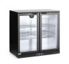 Kétajtós hátsó hűtő, Arktic, 158L, Fekete, 220-240V/160W, 900x530x(H)870mm