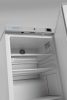 Budget Line hűtőszekrény fehér festett acél házban, Arktic, Budget Line, 100L, Fehér, 230V/124W, 598x623x(H)838mm