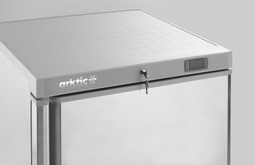 Budget Line fagyasztószekrény rozsdamentes acél házban, Arktic, Budget Line, 230V/111W, 598x655x(H)838mm