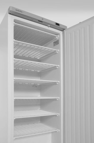 Fagyasztószekrény fehér festett acél házban, Arktic, Budget Line, 220-240V/436W, 775x710x(H)1900mm