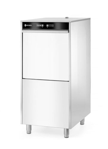 50x60 mosogatógép tálcákhoz és edényekhez – elektronikusan vezérelt, mosószeradagoló rendszerrel és leeresztő szivattyúval, HENDI, 400V/7100W, 595x777x(H)1335mm