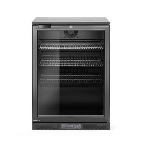   Egyajtós, pult alá helyezhető bárhűtő, italok hűtésére., Arktic, 105L, Fekete, 220-240V/120W, 600x530x(H)870mm