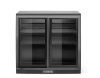 Hátsó pult alatti hűtő dupla tolóajtóval., Arktic, 158L, Fekete, 220-240V/160W, 900x520x(H)870mm