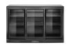 Hátsó hűtőrúd három tolóajtóval, Arktic, 308L, Fekete, 220-240V/160W, 1350x520x(H)865mm