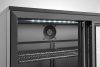Hátsó hűtőrúd három tolóajtóval, Arktic, 308L, Fekete, 220-240V/160W, 1350x520x(H)865mm