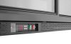 Hátsó hűtőrúd három tolóajtóval, Arktic, 308L, Fekete, 220-240V/160W, 1350x520x(H)865mm