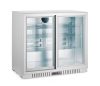 Háttérpult hűtő két tolóajtóval, Arktic, 150L, Ezüst, 220-240V/160W, 900x520x(H)840mm