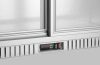 Háttérpult hűtő két tolóajtóval, Arktic, 150L, Ezüst, 220-240V/160W, 900x520x(H)840mm