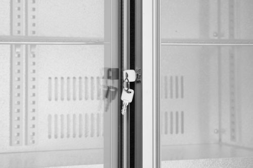 Háttérpult hűtő két tolóajtóval, Arktic, 150L, Ezüst, 220-240V/160W, 900x520x(H)840mm