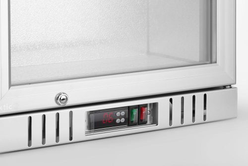 Háttérpult hűtő egy ajtóval, Arktic, 75L, Ezüst, 220-240V/120W, 530x500x(H)840mm