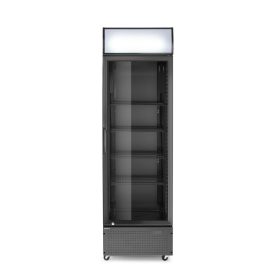   Egyajtós bárhűtő LED-es világító panellel, Arktic, 254L, Fekete, 220-240V/250W, 578x605x(H)1980mm