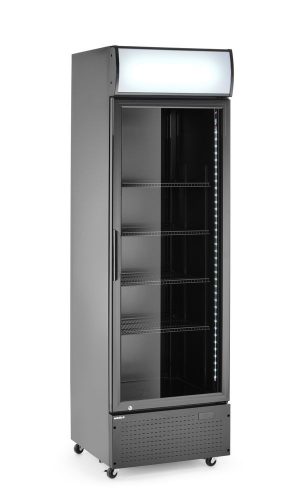Egyajtós bárhűtő LED-es világító panellel, Arktic, 254L, Fekete, 220-240V/250W, 578x605x(H)1980mm