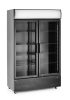 Hátulról megvilágított panellel rendelkező hűtőszekrény, kétajtós, Arktic, 512L, Fekete, 220-240V/510W, 1120x585x(H)1900mm