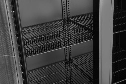 Kétajtós bárhűtő, Arktic, 384L, Fekete, 220-240V/365W, 900x530x(H)1820mm