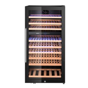   Borhűtő, 2 zónás, 91 palack, Arktic, 230L, Fekete, 569x595x(H)1215mm