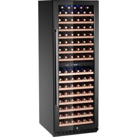   Borhűtő, 2 zónás, 131 palack, Arktic, 418L, Fekete, 680x595x(H)1760mm
