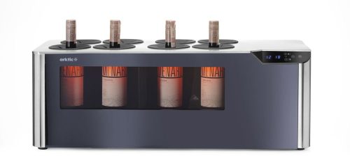 Cellar Pultra tehető borhűtő, 2 zónás, Arktic, Fekete, 220-240V/60W, 800x350x(H)293mm