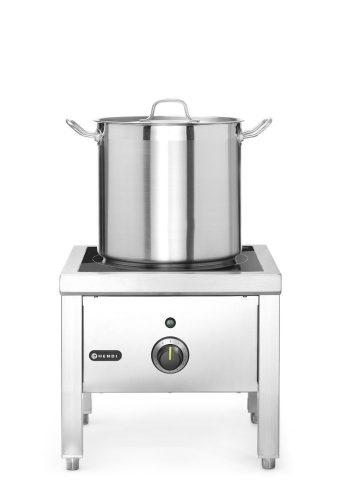 Nagy teljesítményű indukciós fazék, HENDI, 400V/5000W, 422x400x(H)366mm