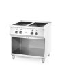 Indukciós tűzhely 4 főzőlappal, HENDI, 400V/17000W, 800x720x(H)854mm