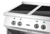 Indukciós tűzhely 4 főzőlappal, HENDI, 400V/17000W, 800x720x(H)854mm
