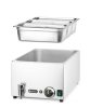 Bain-marie vízfürdős melegentartó leeresztő csappal Ranger, HENDI, GN 1/1, 230V/1000W, 605x332x(H)242mm