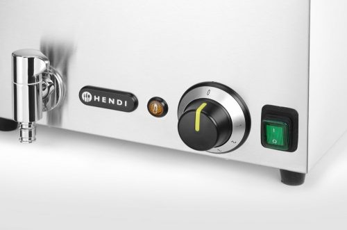 Bain-marie vízfürdős melegentartó leeresztő csappal Ranger, HENDI, GN 1/1, 230V/1000W, 605x332x(H)242mm
