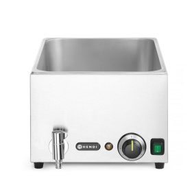   Melegentartó edény leeresztő csappal Ranger , HENDI, GN 1/1, 230V/1000W, 576x334x(H)241mm