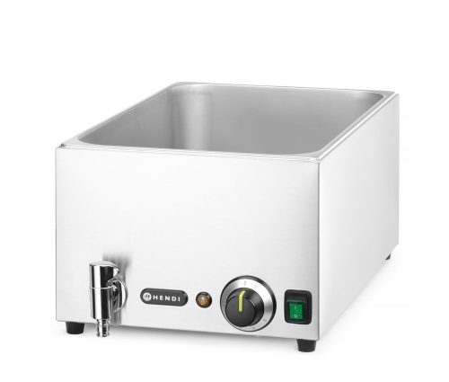 Melegentartó edény leeresztő csappal Ranger , HENDI, GN 1/1, 230V/1000W, 576x334x(H)241mm