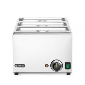   Ranger melegentartó edény szett + 3x GN 1/3 fedéllel, HENDI, GN 1/1, 230V/1000W, 590x332x(H)242mm
