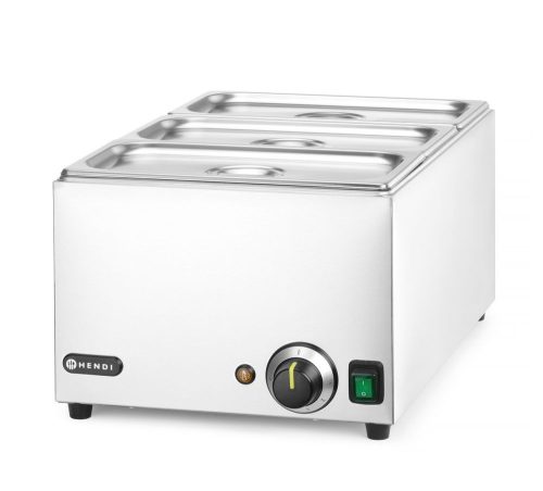 Ranger melegentartó edény szett + 3x GN 1/3 fedéllel, HENDI, GN 1/1, 230V/1000W, 590x332x(H)242mm