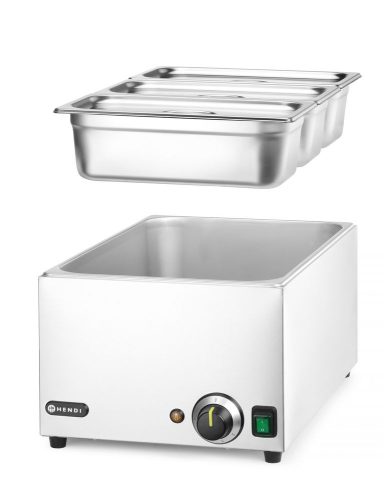 Ranger melegentartó edény szett + 3x GN 1/3 fedéllel, HENDI, GN 1/1, 230V/1000W, 590x332x(H)242mm