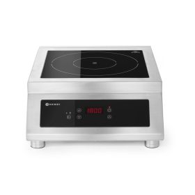   Indukciós főzőlap 5000 D modell, HENDI, Profi Termékcsalád, 400V/5000W, 398x525x(H)175mm