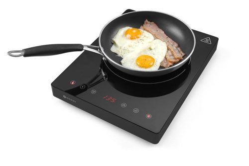 Indukciós főzőlap 2000W Kitchen Line, HENDI, Kitchen Termékcsalád, 230V/2000W, 297x411x(H)57mm