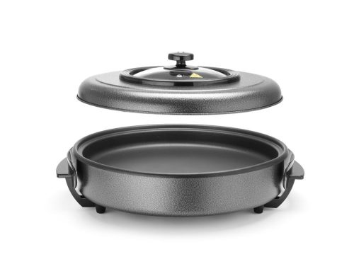 Elektromos serpenyő, HENDI, belső edény 400x(H)50mm, 230V/1400W, ⌀400x(H)190mm